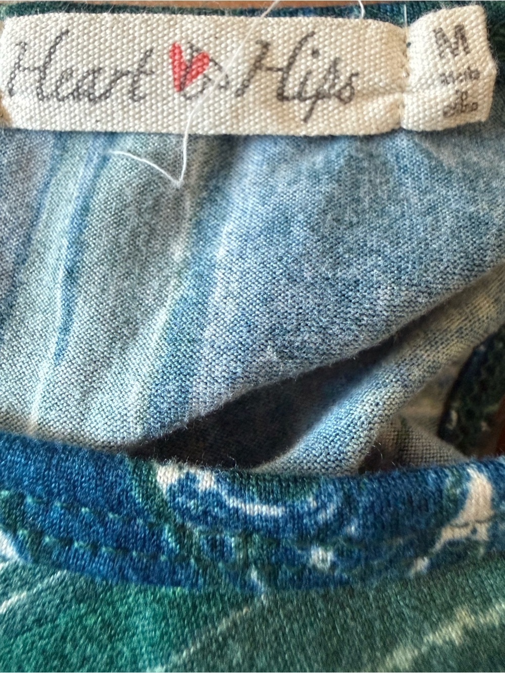 Heart Hips Teal and Navy Swirl Maxi Dress - Picture 5 of 6